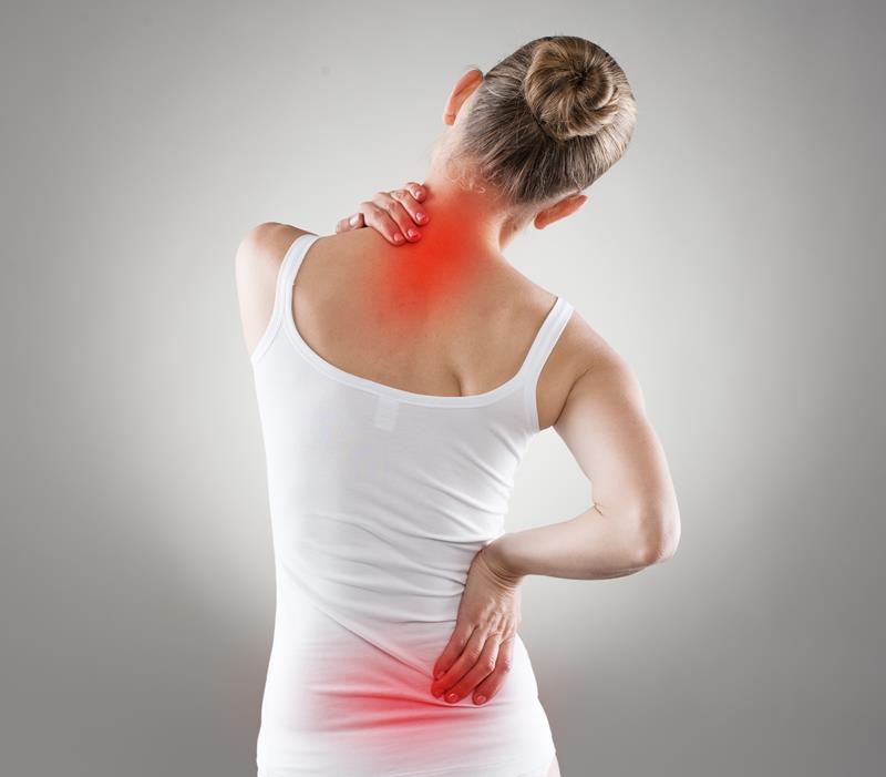 Chiropractic adjustment being performed
